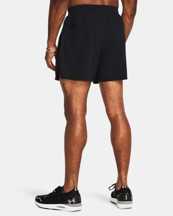 Men's UA Launch Unlined 5" Shorts in Black image number 1
